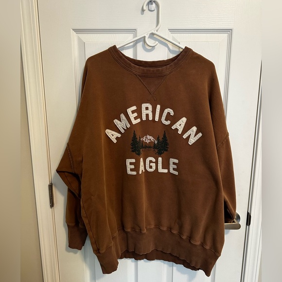American Eagle Outfitters Tops - Oversized, American Eagle crew neck sweatshirt